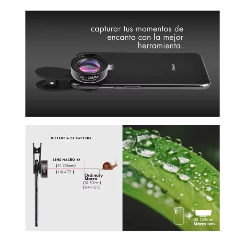 LENTE MACRO 4K 30-120mm